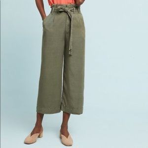 Antropologie Cropped Paper Bag Pants